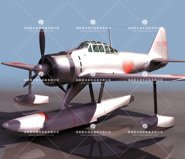 浦东3D模型飞机_